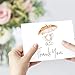 Blank Elephant Baby Shower Thank You Cards with Envelopes and Stickers, Boxed Set of 40 4x6 Silver Foil Postcard Assortment Pack, Unique Gift Idea