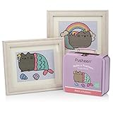Cross Stitch Kit: Make 2 adorable Pusheen the Cat cross stitch designs with these all inclusive counted cross stitch kits packaged in a Pusheen Storage Case