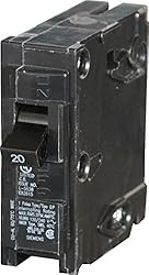 Siemens Q120 Breaker, 20A, 1P, 120 VAC, Plug-in
