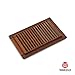 WELLAND® 6-inch X 12-inch Brazilian Cherry Louvered Type Hardwood Vent Floor Register Self Rimming Unfinished
