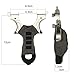 RCZZSUWE Hunting Slingshot with 2 Rubber Bands and holster Stainless Steel Slingshots for Adult Kids Outdoor Catapult Slingshot with Sight