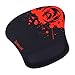 Redragon P020 Gaming Mouse Pad with Wrist Rest Support Memory Foam Wrist Cushion Black Red Thick Version Waterproof Pixel-Perfect Accuracy Optimized for All Computer Mouse Sensitivity MMO Sensors