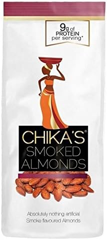 Chika's Sharing Bag Smoked Almonds 140g - Pack of 2