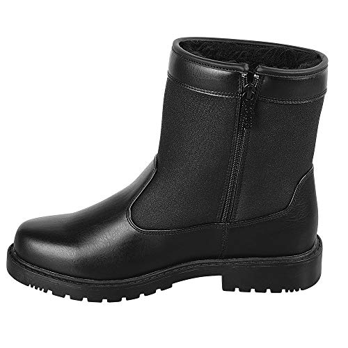 image for totes Men's Black Waterproof Stadium Boots - Size 12W, mens