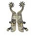 AJ Tack Praying Cowboy Horse Cross Western Show Spurs Sweet Iron Silver Engraving Mensthumb 1