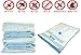 8-Pack Variety - Ziplock Vacuum Storage Bags for Clothes - Space Saver Bags for Packing Clothes - Vacuum Space Savers – 2xJumbo (43x30in) +2xLarge (32x21in) +4xMedium (28x20in) + Bonus Hand Pump