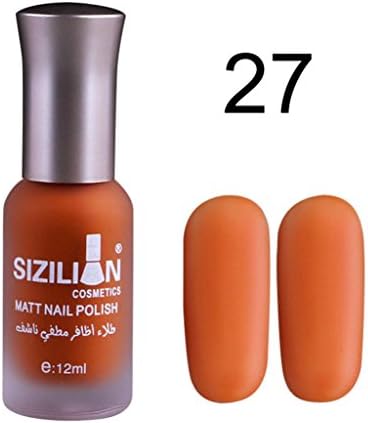 Coohole Liquid Matte Dull Nail Polish Fast Dry Long Lasting Nail Art Matte Nail Polish Gel, 0.4 oz