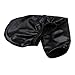 YiZYiF Sexy Men's Underwear Penis Bulge Pouch PVC Metallic Cock Bag Underpants Black One Size