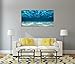 S00750 Print Artwork Blue Ocean Sea Wall Art Canvas Prints Picture Seaview Bottom View Beneath Surface Pictures Painting On Canvas Modern Seascape Home Office Decor