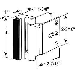 Prime-Line U 11449 High Security Door Lock, Matte