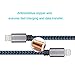 Eashion 2Pack 10FT Ultra Long Nylon Braided iPhone Charging Cable USB Cord Charger Compatible with iPhone 7/ 7Plus/ SE/ 6s/ 6 /6 Plus/ 6s Plus/ 5s/ 5c/ 5/ iPad Air/ Mini/ iPod Nano/ Touch (Blue)
