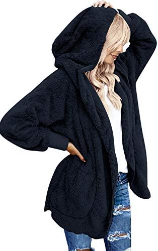 fleece open front jacket