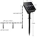 LELLEL Solar String Lights, Outdoor LED String Lights, 3rd Gen Super Bright Light String for Yard Patio Garden Tree Party Wedding Decoration, Cool White With 8 Working Modes