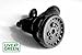 ALL NEW 2018 Black 100 ft Expandable Garden Hose by Live Green | 5 YEAR Warranty | Water Hose Nickel Plated Brass Fittings | 8 Spray Nozzle Included | Light Weight Retractable in Seconds (100, Black)