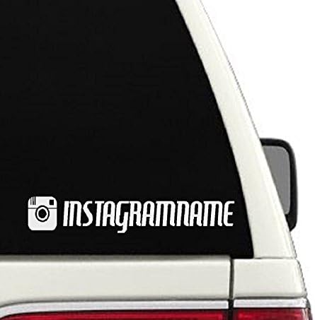 Instagram Username Car Decal- Branding/ Advertising Car Sticker #8