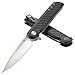 CRKT Ruger LCK Folding Pocket Knife: Folder with Liner Lock, Drop Point Plain Edge Blade, Reinforced Nylon Handle with Pocket Clip R3801