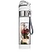 CSJ’s Forever Fusion Water Bottle - The Best Sport Infuser On The Market - Infuses Flavor With Fruit, Herbs, and Vegetables, FREE BONUS Insulated Cover and Recipes, NEW Bottom Removable Filter White
