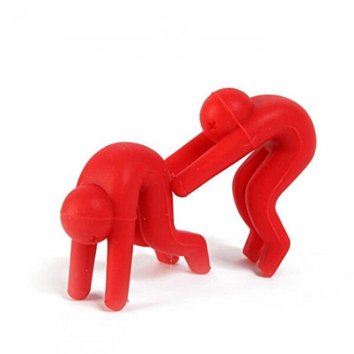 AKOAK A Pair Creative Spill-proof Lid Lifter for Soup Pot, Kitchen
Cooking Tools,Red