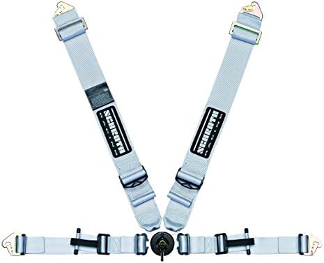 Schroth Profi II ASM 4 Point Racing Harness with Snap In Flexi Lap Belt - Left Side - Black