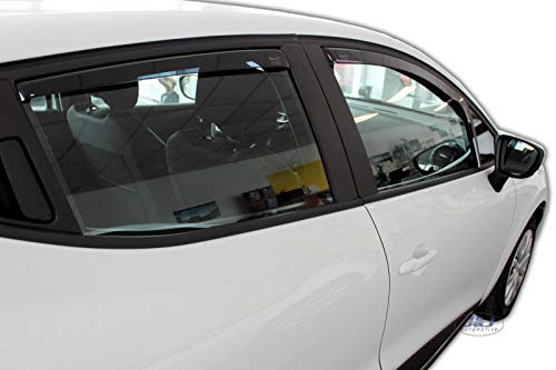 Winddeflectoren voor RENAULT Clio IV 5 deuren 2012 - 20204 stukken - Afbeelding 5