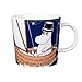 Arabia Moomin Mug 10oz Moominpappa Deep Blue