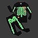 Boys Halloween Pajamas Skeleton-Glow-in-the-dark Toddler Pjs Kids Clothes Shirts