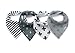 Nautical Baby Bandana Drool Bibs 4 Pack Shower Gift Set Idea For Boys or Girls by Nora's Nursery