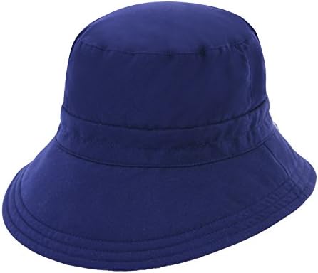 Kooringal Ladies Golf Sun Hat Mid Brim Floppy Bucket Womens Beach Hat (Navy)