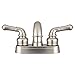 Dura Faucet DF-PL620C-SN RV Bathroom Sink Faucet - Smooth Turning 2-Lever (Brushed Satin Nickel)