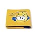 BT21 CHIMMY Character Cute Passport Holder Cover Wallet for Travel, Yellow
