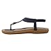 Dear Time Slingback T-Strap Flip Flop Women Ankle Strap Thong Sandals