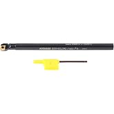 Accusize Industrial Tools 3/8'' x 6'' Overall Length, Rh Sclcr Indexable Boring Bar with Ccmt21.5 Carbide Inserts, P252-S401
