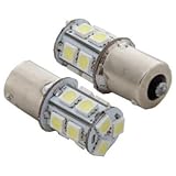 Cutequeen LED Car Lights Bulb 1156 S25 Ba15s 13SMD 13-SMD 5050 LED Backup Signal Blinker Tail Light BULBS 12V Replacement for #1156 1141 1073 1093 1129 93 -White