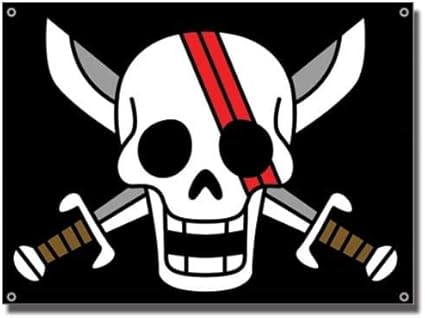 One Piece Red Haired Pirates Shank S Flag Amazon Ca Sports Outdoors