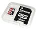 Transcend 16GB MicroSDHC Class10 UHS-1 Memory Card with Adapter 45 MB/s (TS16GUSDU1E)
