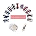 YUXUAN Sliver Nail Powder Mirror Nail Pigment Nail Art Chrome Powder 2g