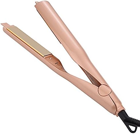 Twist Straightening Iron,2 in 1 Ceramic Professional Hair Straightener and Hair Curler Curling Iron Wet & Dry Flat Iron Hair Styler with Dual Voltage