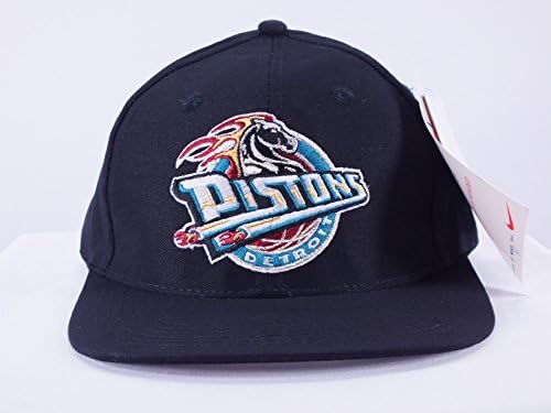 DETROIT PISTONS NBA ADULT SNAP BACK BLACK CAP BY SPORTS SPECIALTIES (D60)