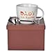 Josephine on Caffeine Dad's Ice Cream Bowl and Engraved Spoon - Ideal Father's Day, Christmas or Birthday Gift