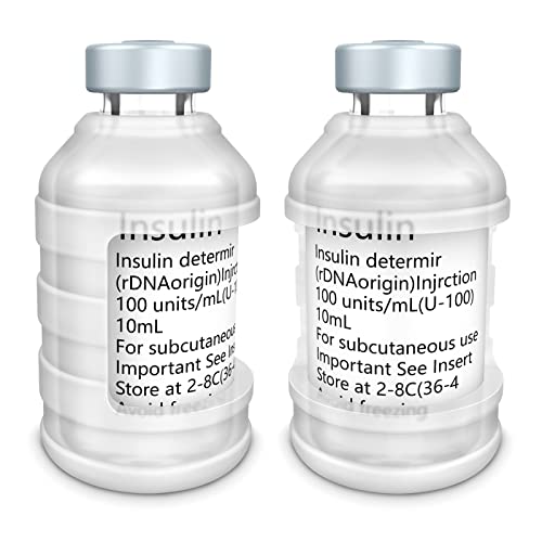 MEDMAX Insulin Via Bottle Protector Case for Diabetic, Silicone Protective Sleeve Holder for Most 10ML Insulin Vials, 2 Pack (Short Clear)