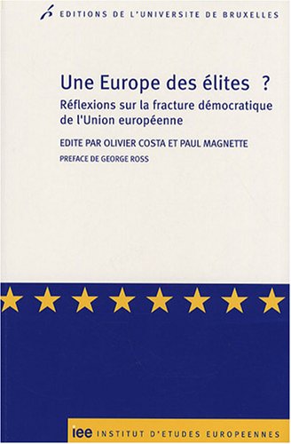 Une  Europe des élites ?