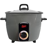 Sadaf One-Touch Automatic Rice Cooker &ndash; Electric Persian Rice &amp; Tahdig Cooker - Non-Stick Inner Pot &amp; Auto Shut-Off - Easy to Use Rice Maker - Middle Eastern Cuisine - 4 Cups