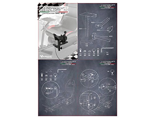 Subsonic - Gearshift Holder for Simulation Playseat SRC 500 and SRC 500 S (PS4)