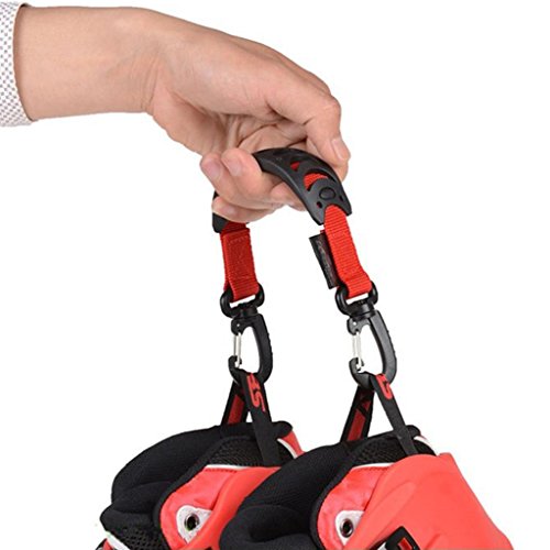 image for Prettyia Ski Boot and Snowboard Boots Carrier Strap Carry Belt with Ho