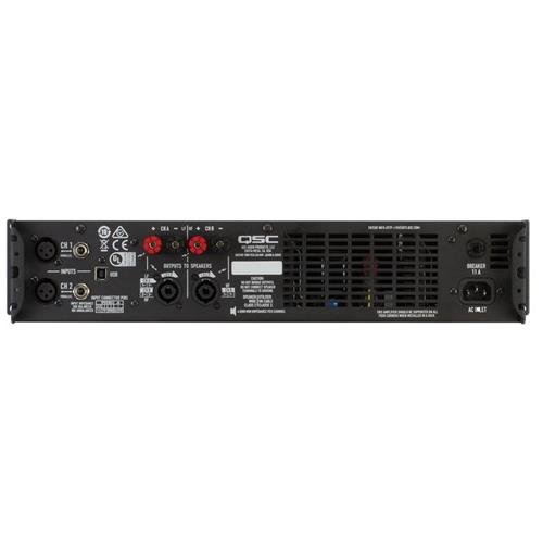 QSC GXD4 600 Watt Two Channel Class D Power Amplifier With DSP