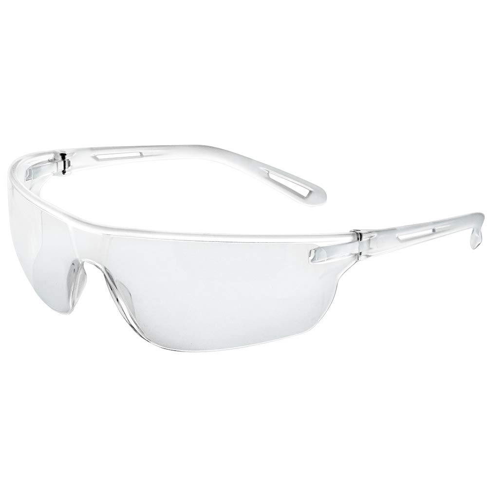 JSP STEALTH 16g Lightweight Safety Specs - Anti-Scratch Lenses - Clear - UV & Impact Protection - Work Glasses - EN 166 & EN 172