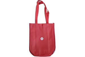 lululemon tote Bag Small (Plain Red), Plain Red, 11 inches x 3 inches x 14 inches, Tote Bag