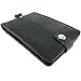Cmxsevenday A7912 Folding PU Leather ID Card Holder with 2 ID Window and 3 Card Slots, Vertical Style - Black