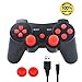 PS3 Controller, TONSUM Wireless Bluetooth Double Vibration Game Remote Control Joystick Multi-Media Game Joypad for SONY PS3 with Charger Cable (Blue)