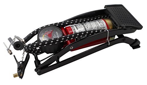 サギサカ(SAGISAKA) 自転車 空気入れ フットポンプ シングル 圧力ゲージ付 33341